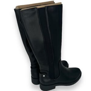 NEW Style & Co Gwynn Lug-Sole Boots Knee High Riding Boots Size 10 in Black NWOT